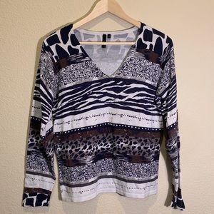 Animal Print Long Sleeve